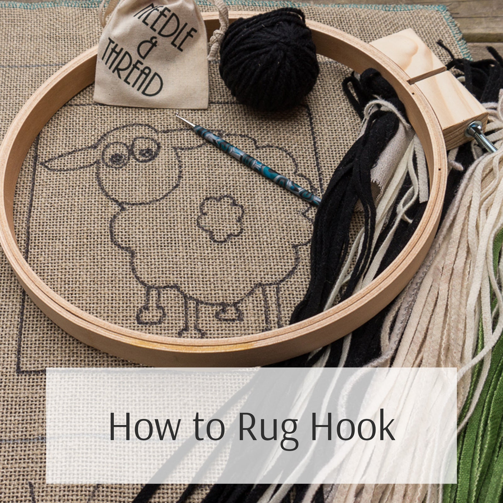 Why I don't use rug binding tape to finish a hooked rug 