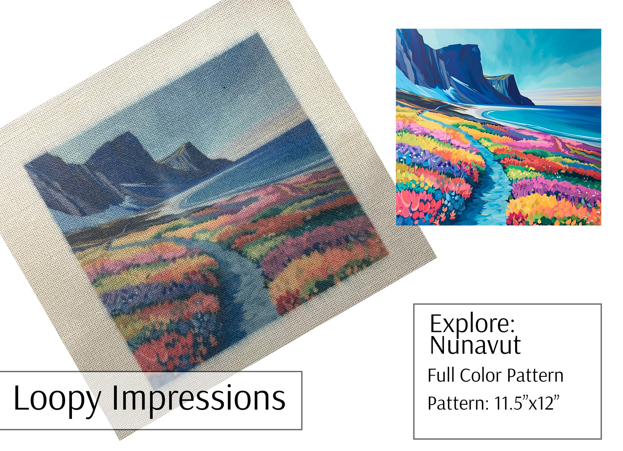 Loopy Impressions Pattern - Explore Nunavut