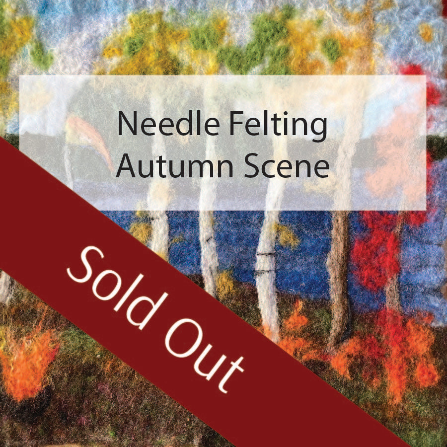 Needle Felting Class - October 26th 9:30-12:30