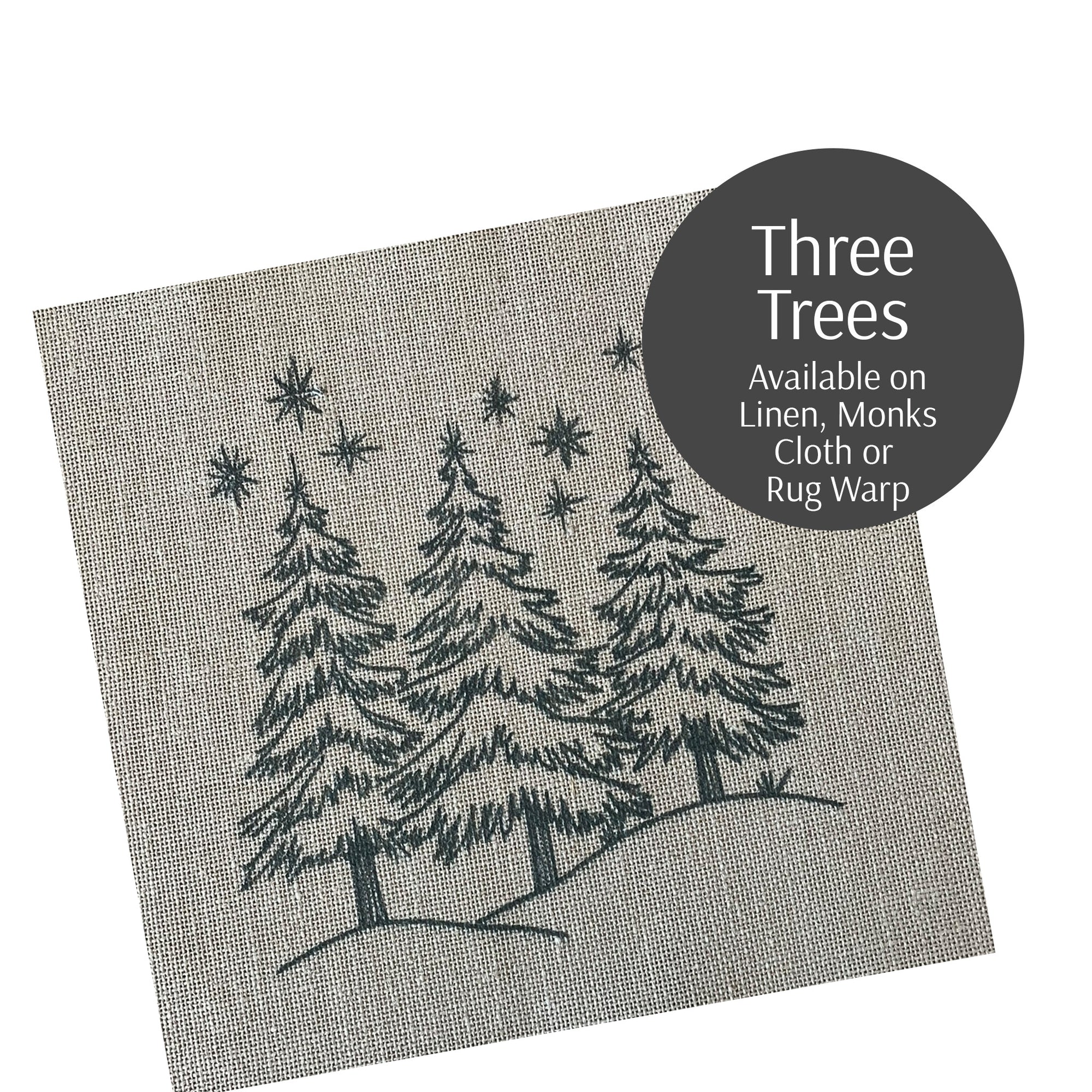 Three Trees Holiday Pattern